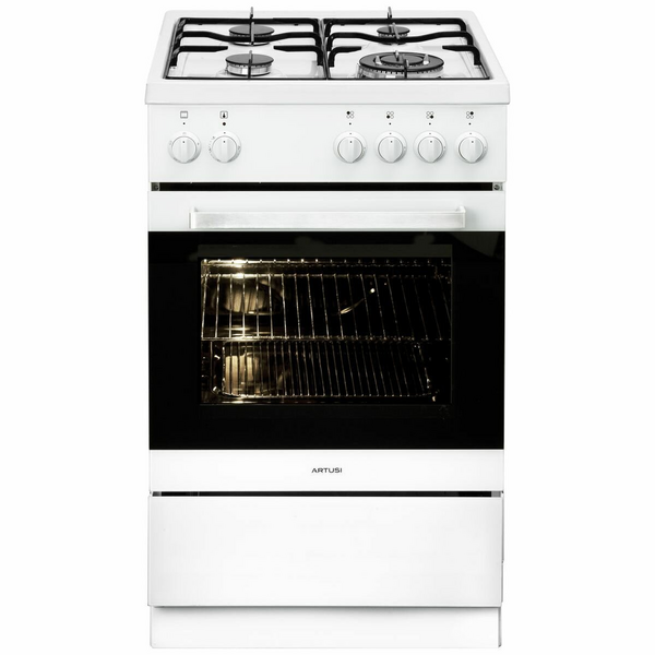 Artusi 54cm Freestanding Oven/Stove White in 2023  Freestanding oven,  Stove oven, Freestanding cooker