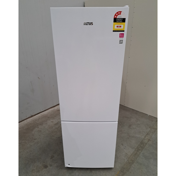 altus 323l bottom mount frost free fridge freezer white abm335w