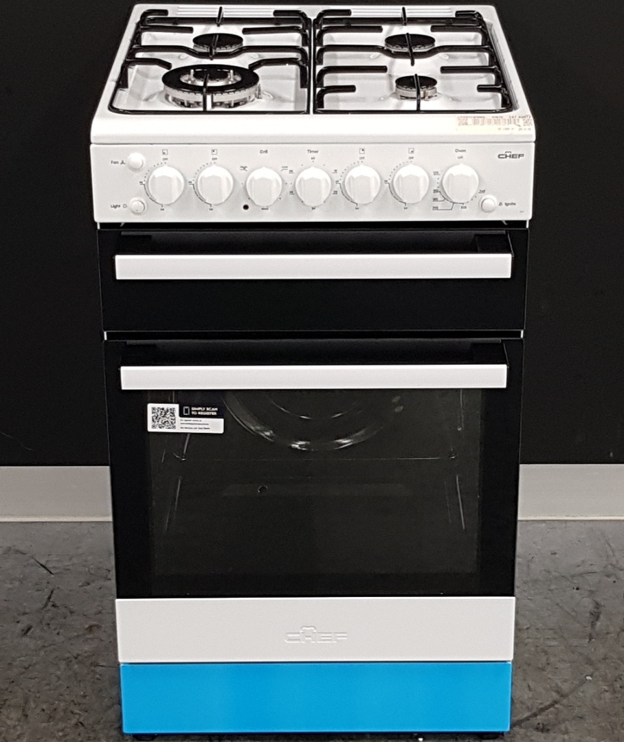 chef 54cm freestanding gas oven