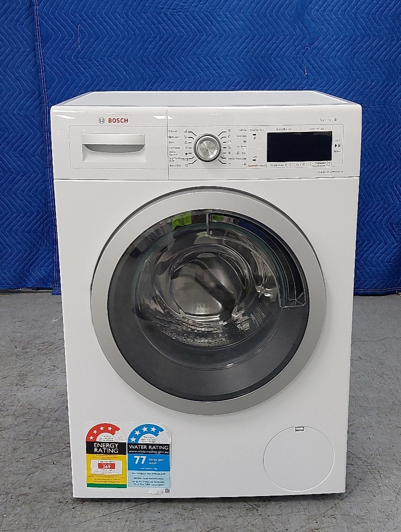 bosch serie 8 9kg front load washing machine waw28420au