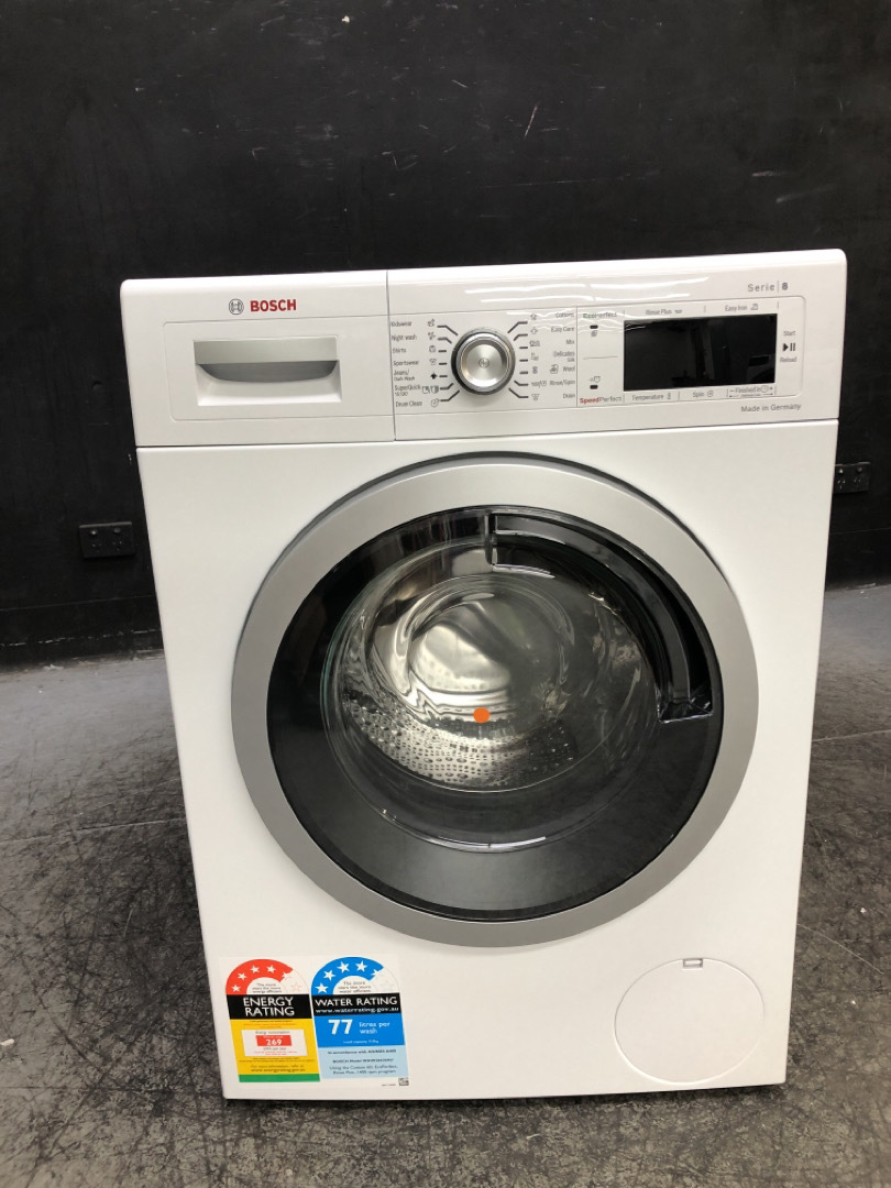 bosch waw28420au 9kg front load washing machine